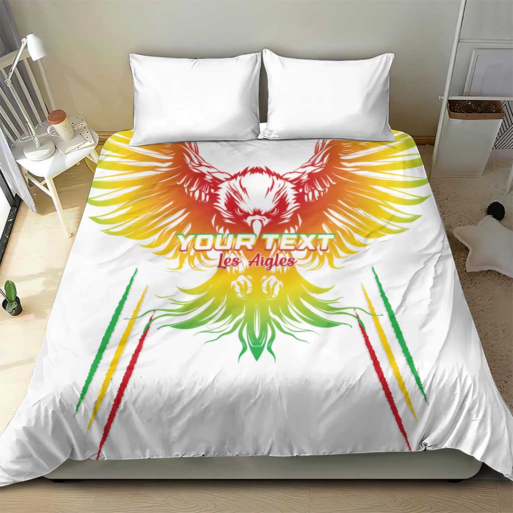 Mali Football Custom Bedding Set Go Eagles - White Color LT15