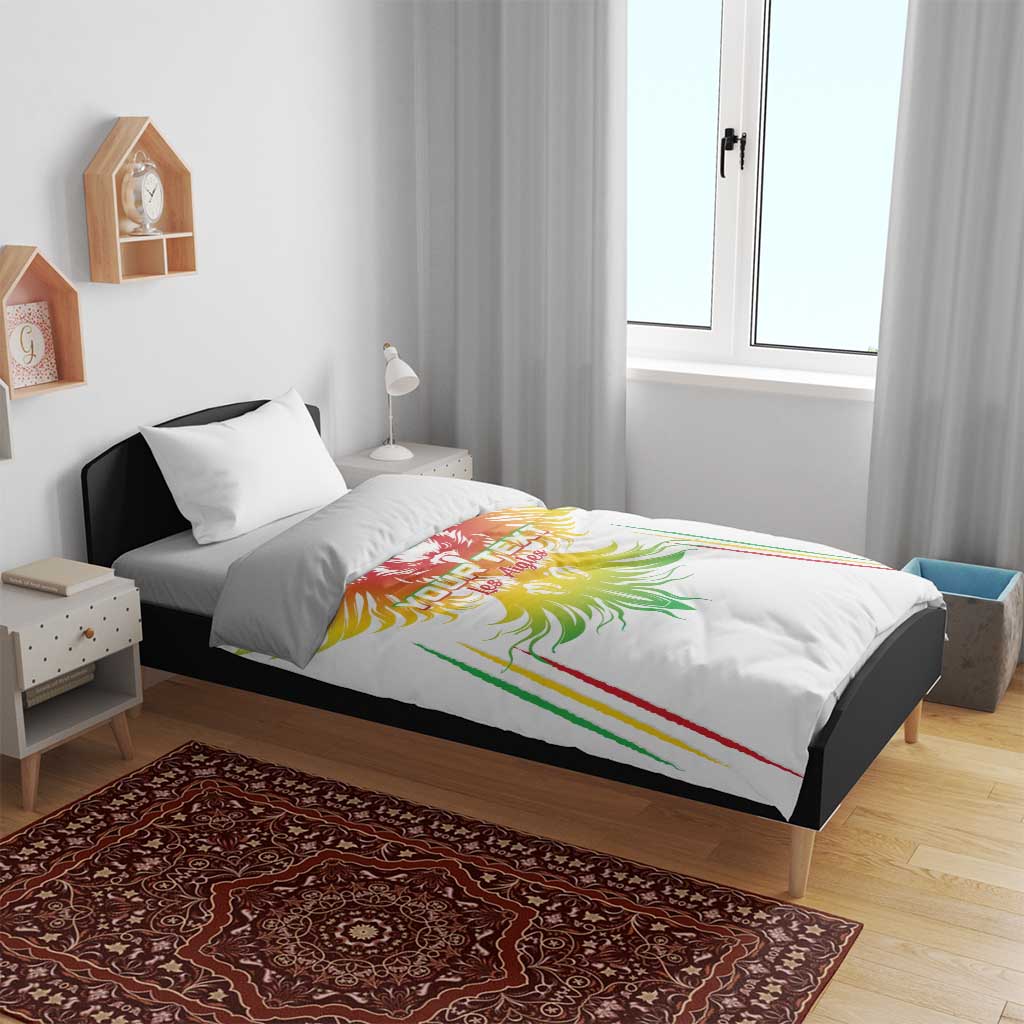 Mali Football Custom Bedding Set Go Eagles - White Color LT15