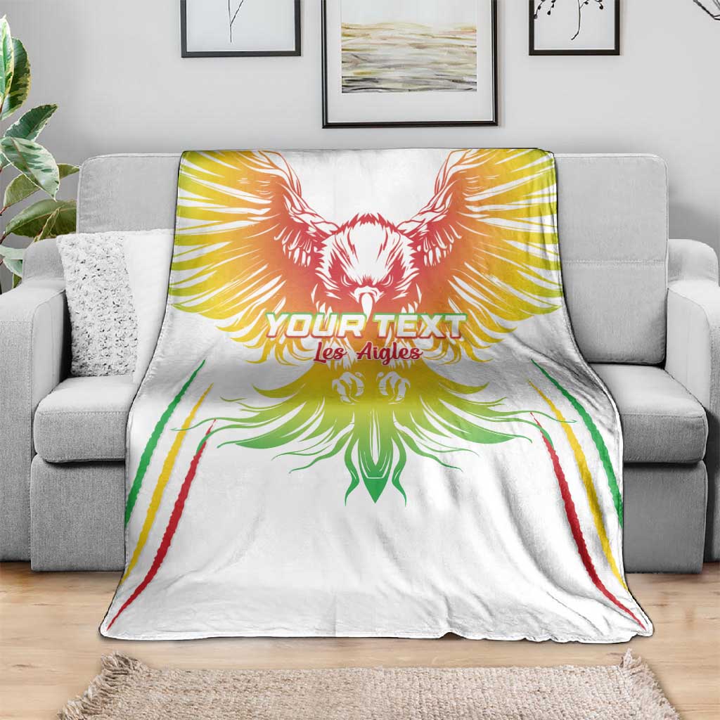 Mali Football Custom Blanket Go Eagles - White Color LT15