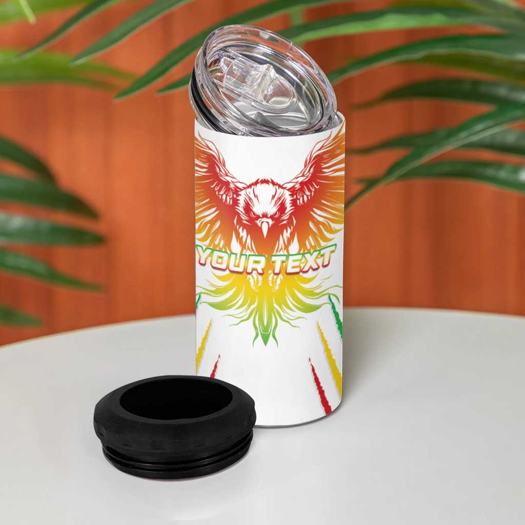 Mali Football Custom 4 in 1 Can Cooler Tumbler Go Eagles - White Color LT15