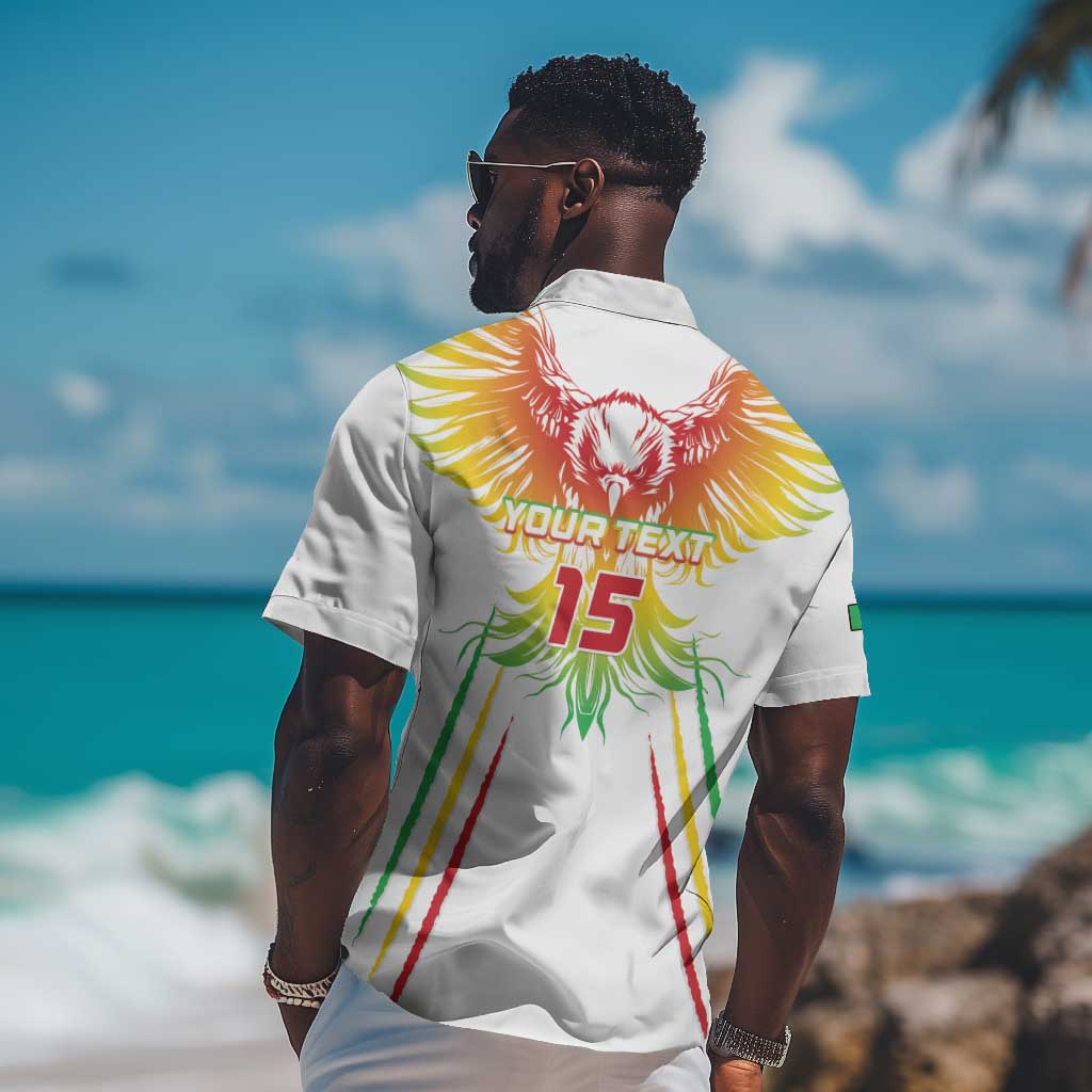 Mali Football Custom Hawaiian Shirt Go Eagles - White Color LT15