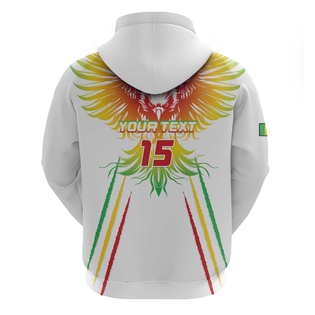 Custom Mali Football Hoodie Go Les Aigles White Color LT15