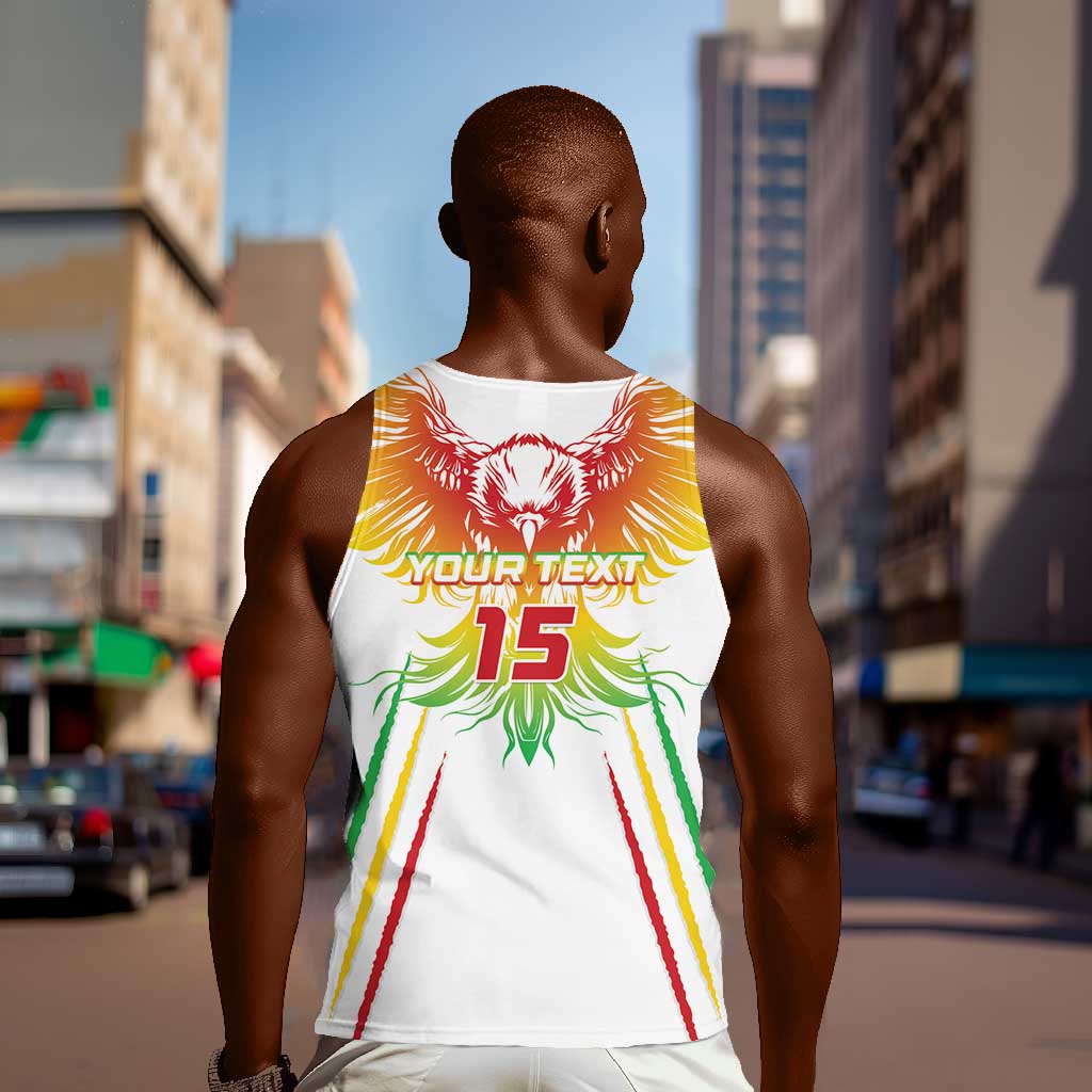 Mali Football Custom Men Tank Top Go Eagles - White Color LT15