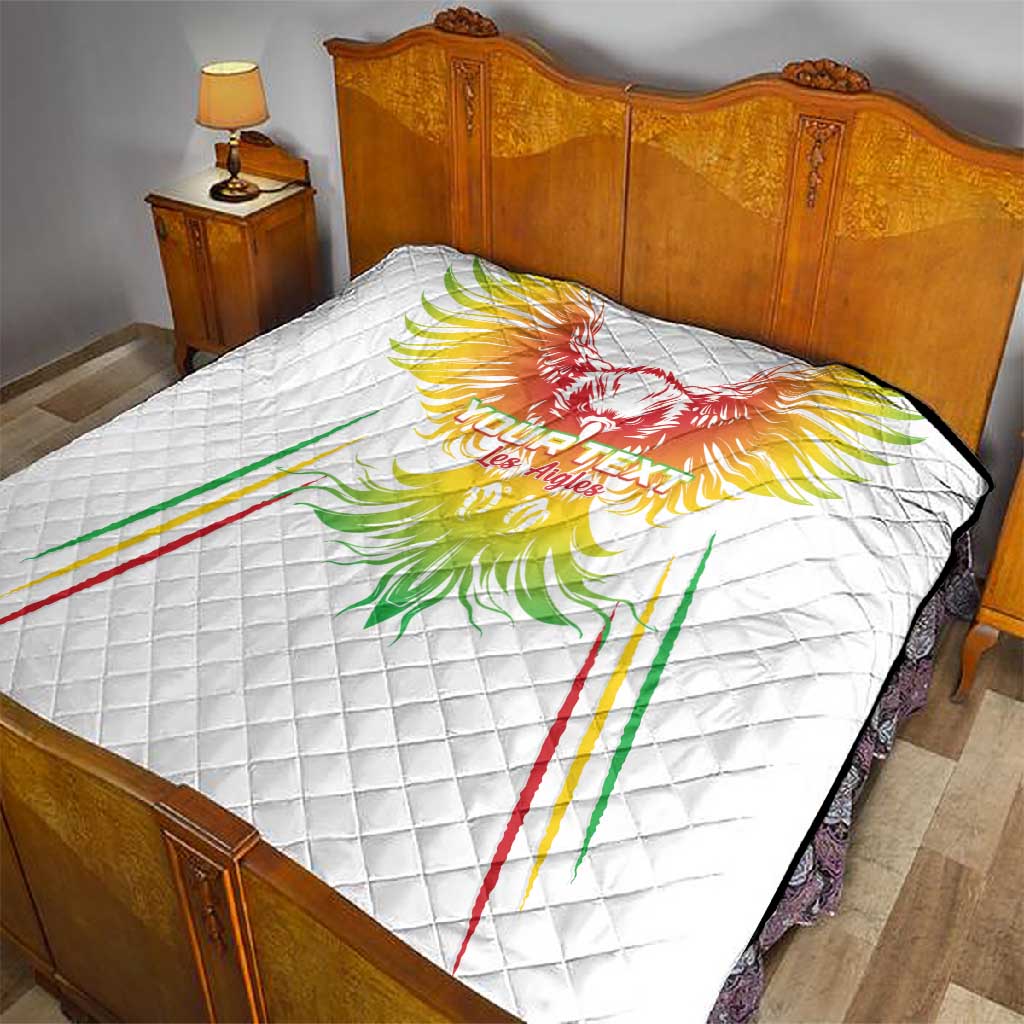 Mali Football Custom Quilt Go Eagles - White Color LT15