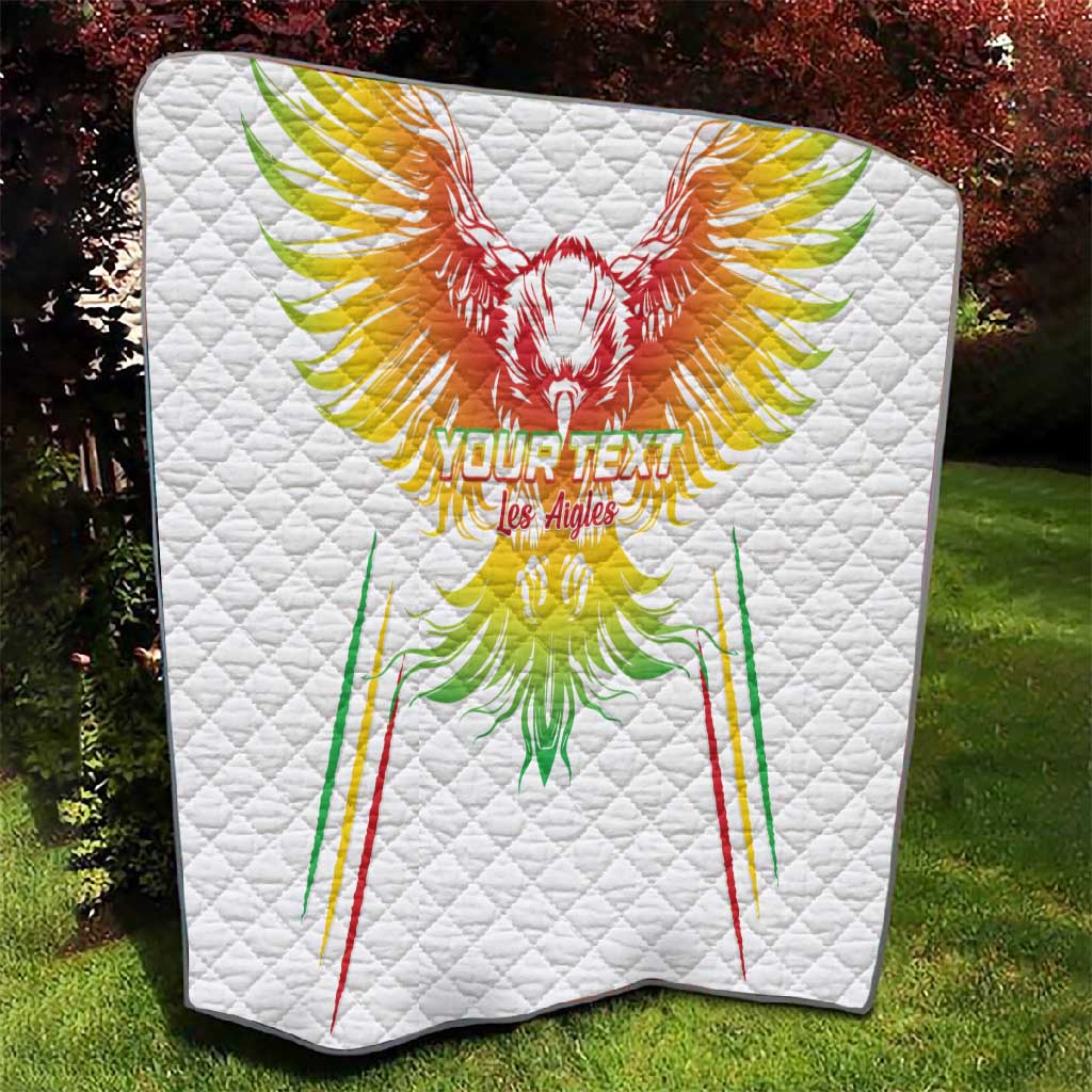 Mali Football Custom Quilt Go Eagles - White Color LT15