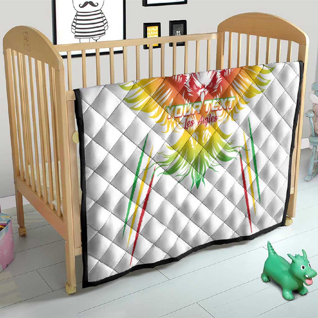 Mali Football Custom Quilt Go Eagles - White Color LT15