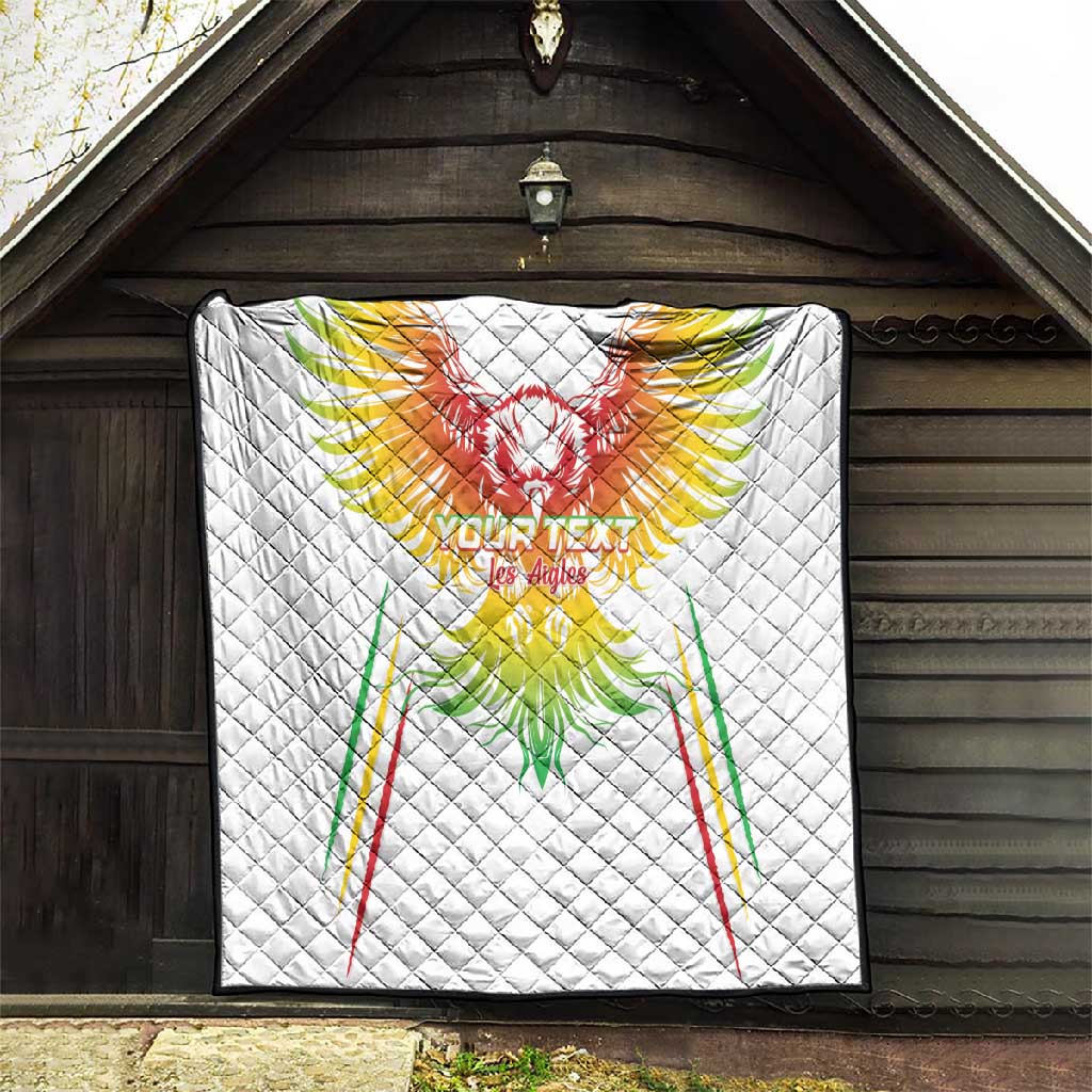 Mali Football Custom Quilt Go Eagles - White Color LT15