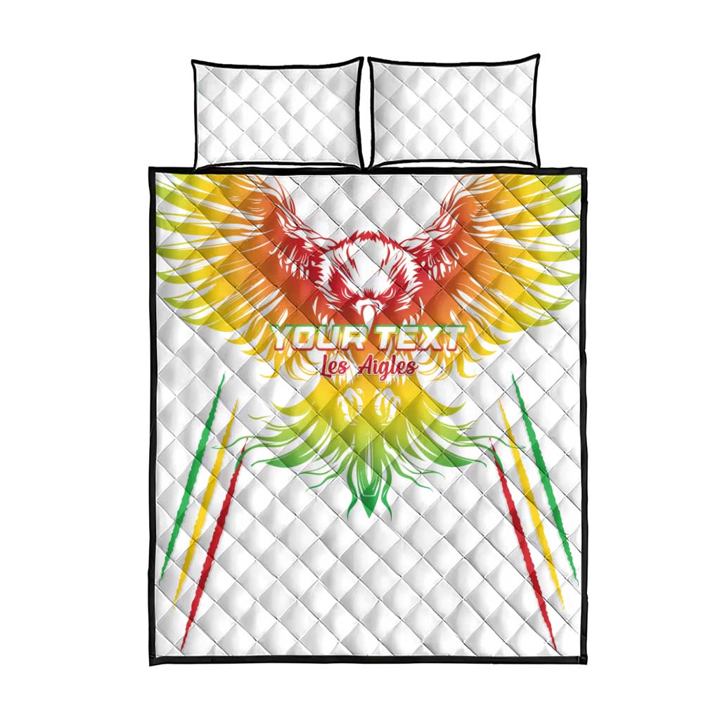 Mali Football Custom Quilt Bed Set Go Eagles - White Color LT15