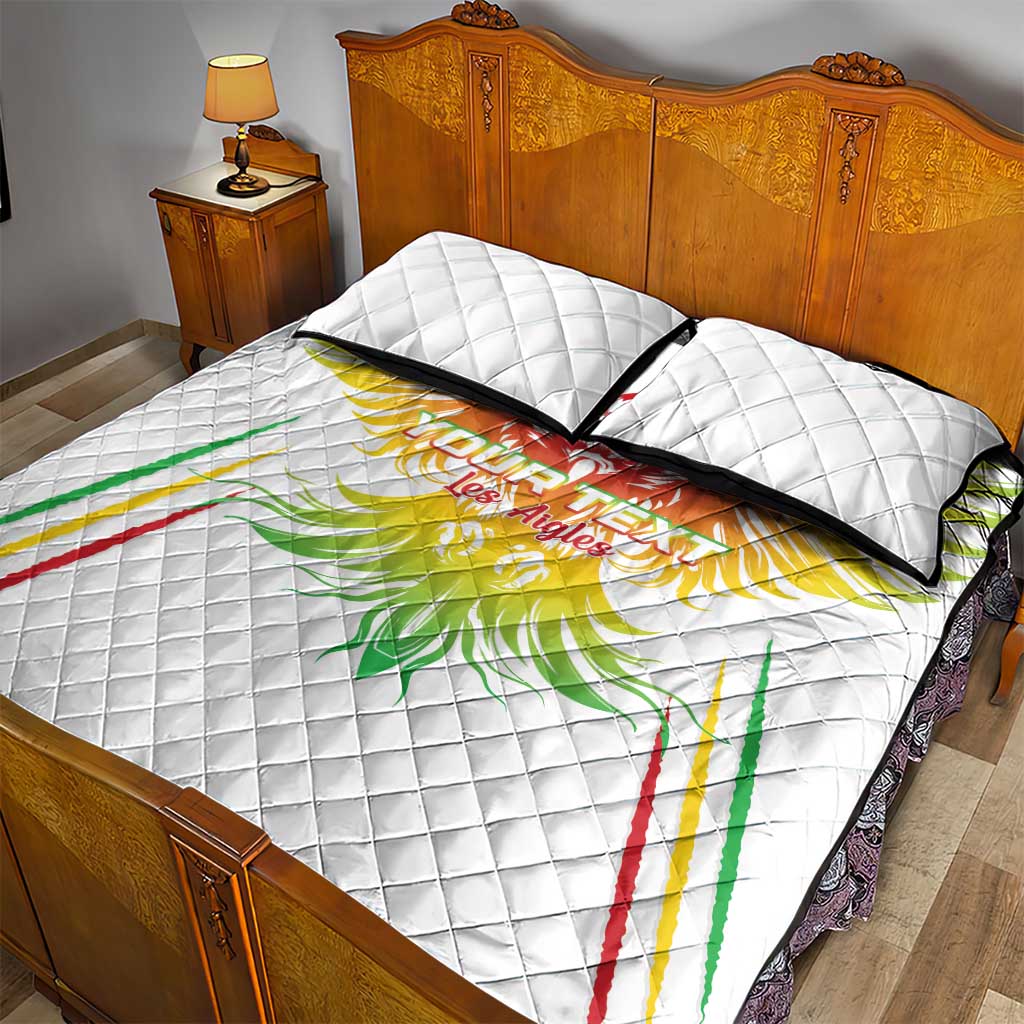 Mali Football Custom Quilt Bed Set Go Eagles - White Color LT15
