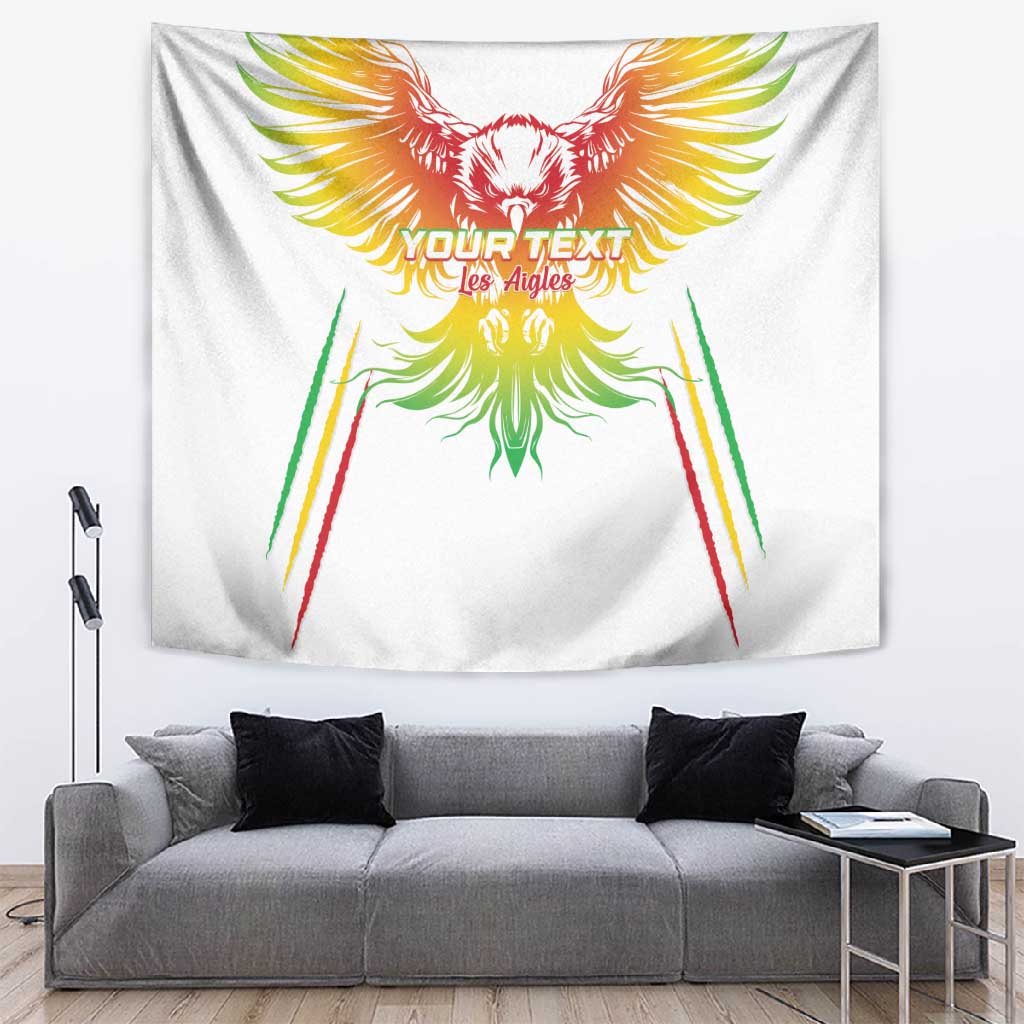 Mali Football Custom Tapestry Go Eagles - White Color LT15