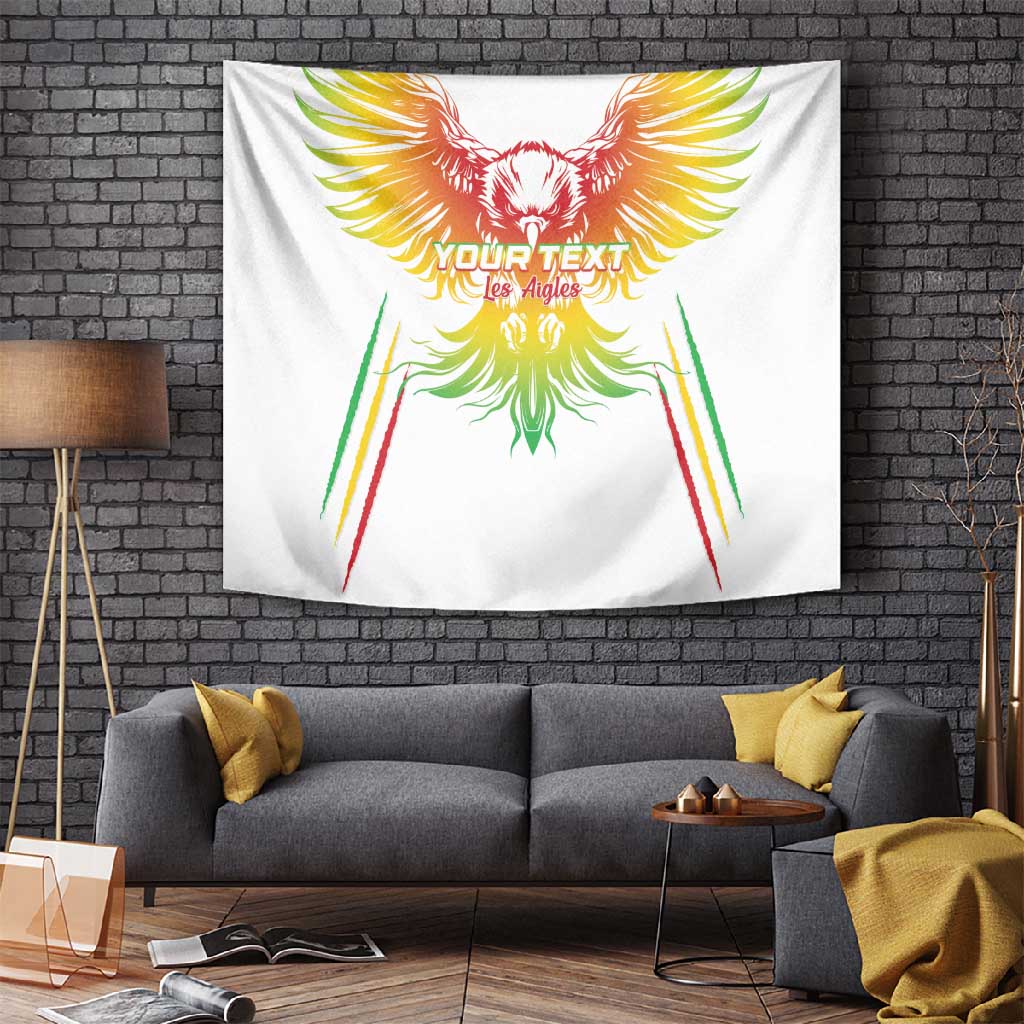 Mali Football Custom Tapestry Go Eagles - White Color LT15