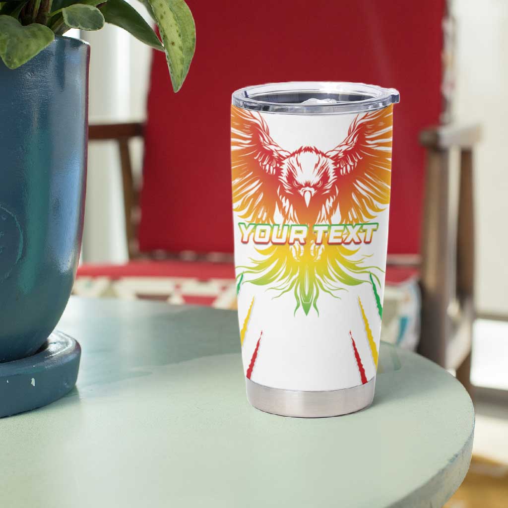 Mali Football Custom Tumbler Cup Go Eagles - White Color LT15