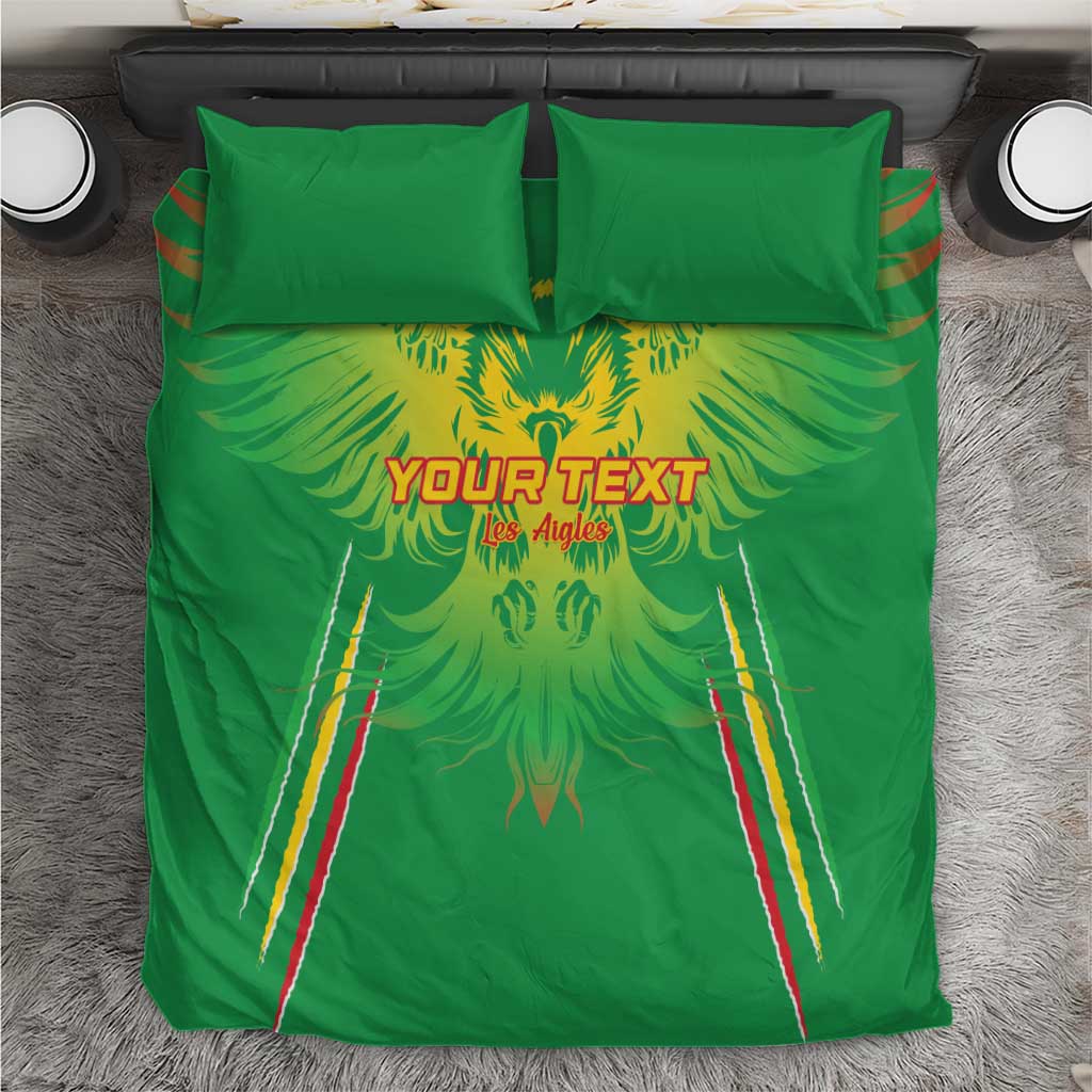 Mali Football Custom Bedding Set Go Eagles - Green Color LT15