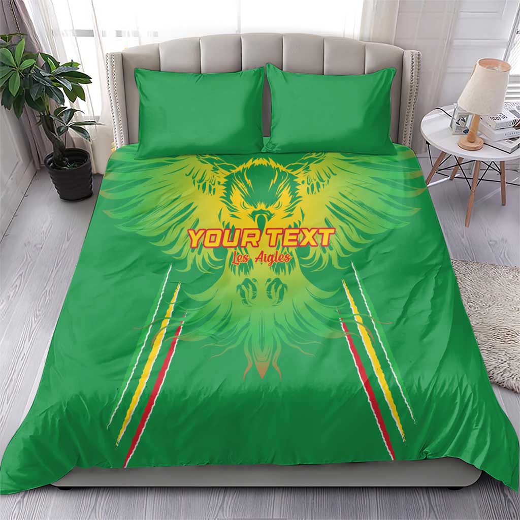 Mali Football Custom Bedding Set Go Eagles - Green Color LT15