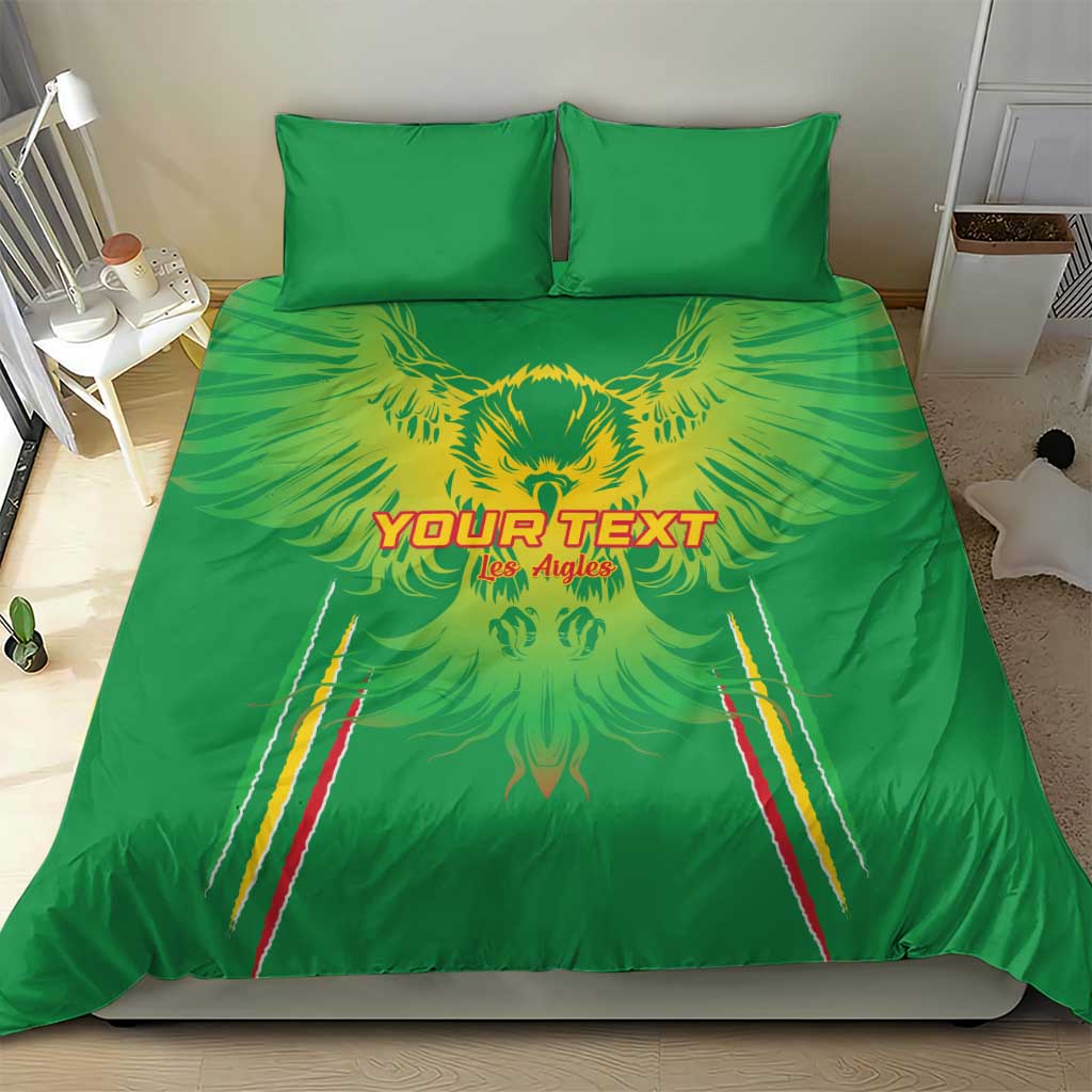 Mali Football Custom Bedding Set Go Eagles - Green Color LT15