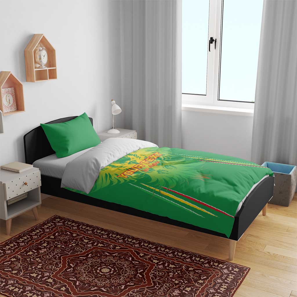 Mali Football Custom Bedding Set Go Eagles - Green Color LT15
