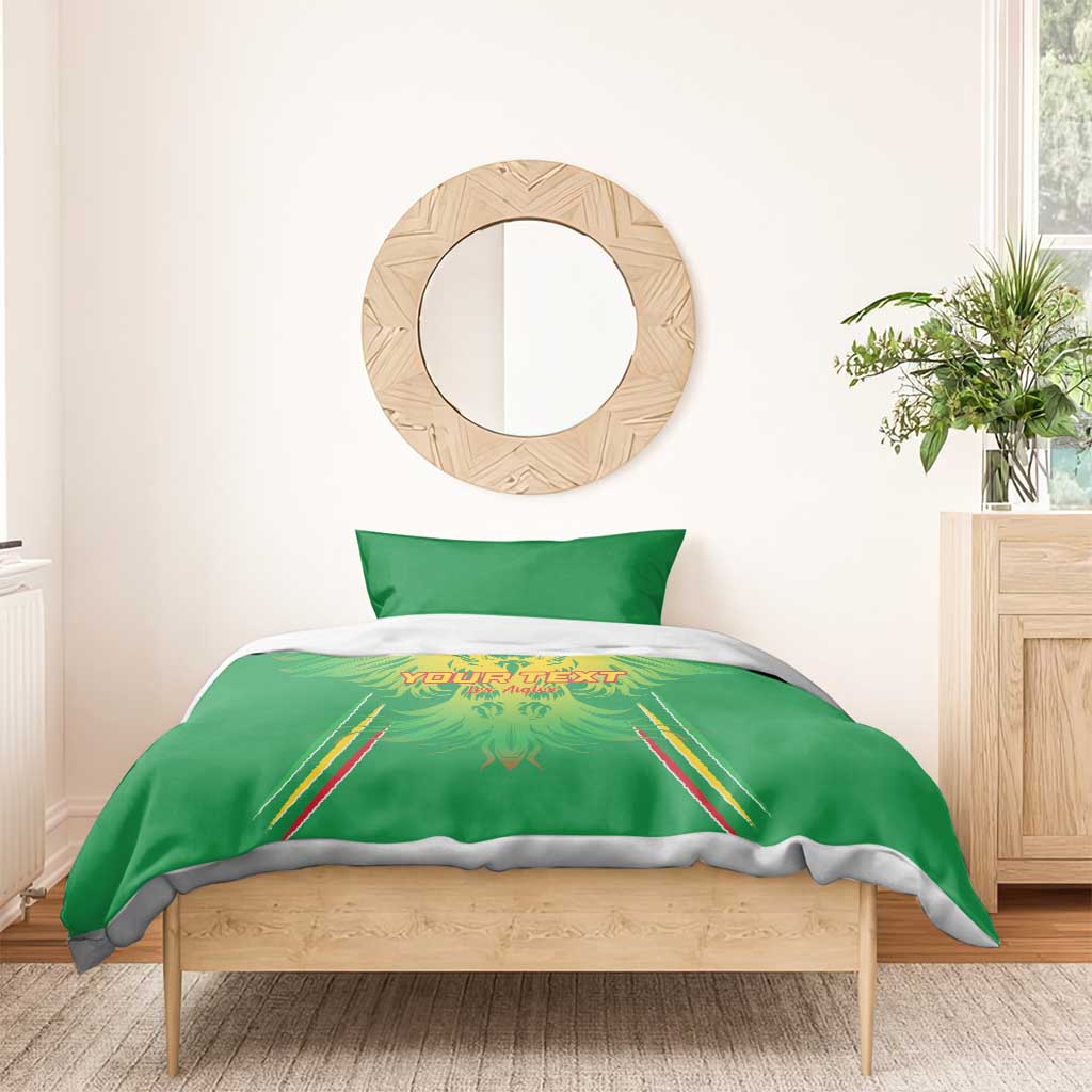 Mali Football Custom Bedding Set Go Eagles - Green Color LT15