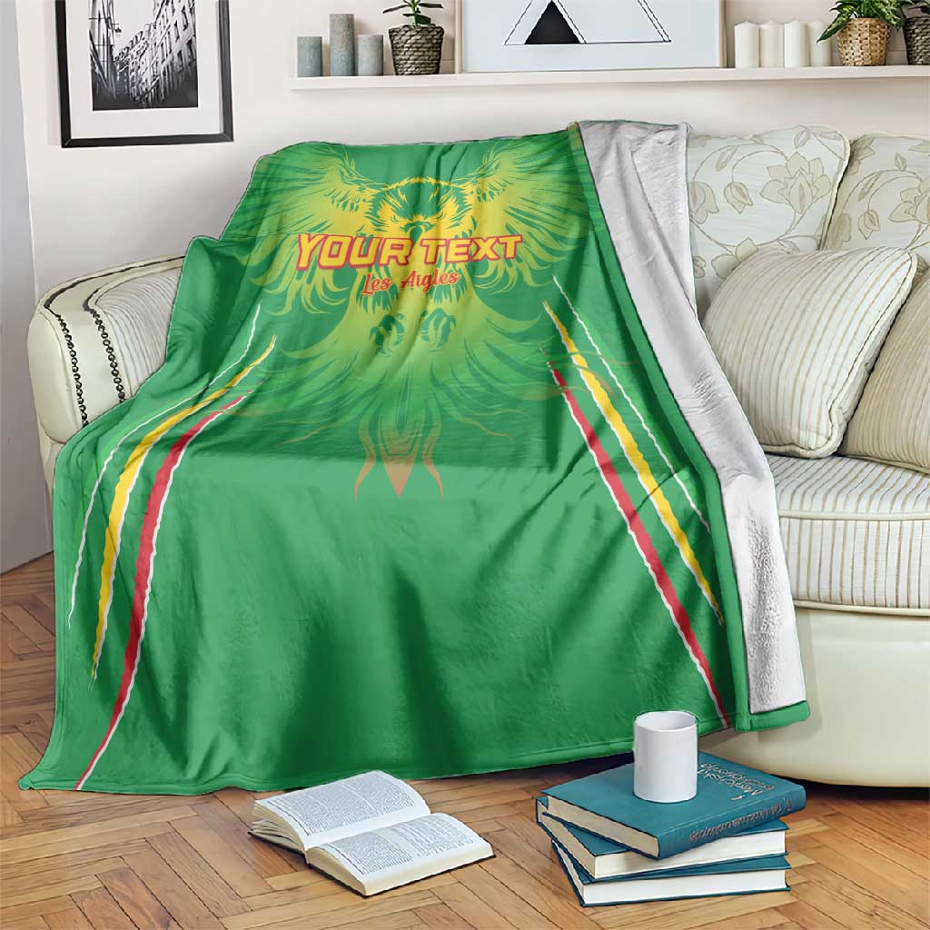 Mali Football Custom Blanket Go Eagles - Green Color LT15