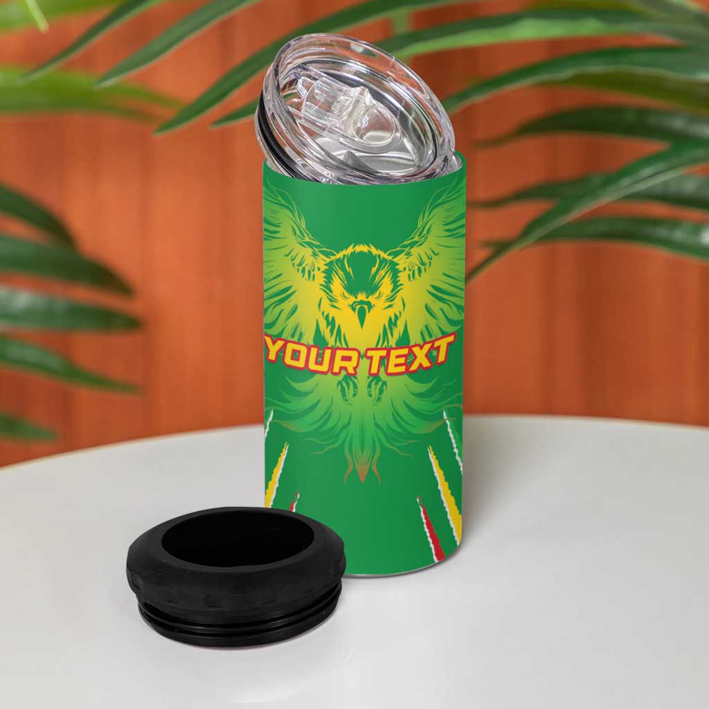 Mali Football Custom 4 in 1 Can Cooler Tumbler Go Eagles - Green Color LT15