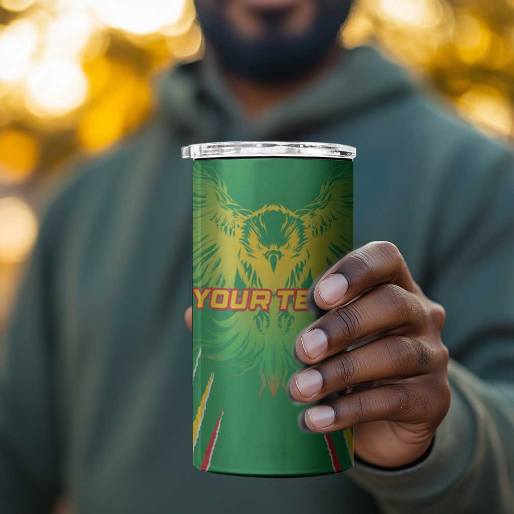 Mali Football Custom 4 in 1 Can Cooler Tumbler Go Eagles - Green Color LT15
