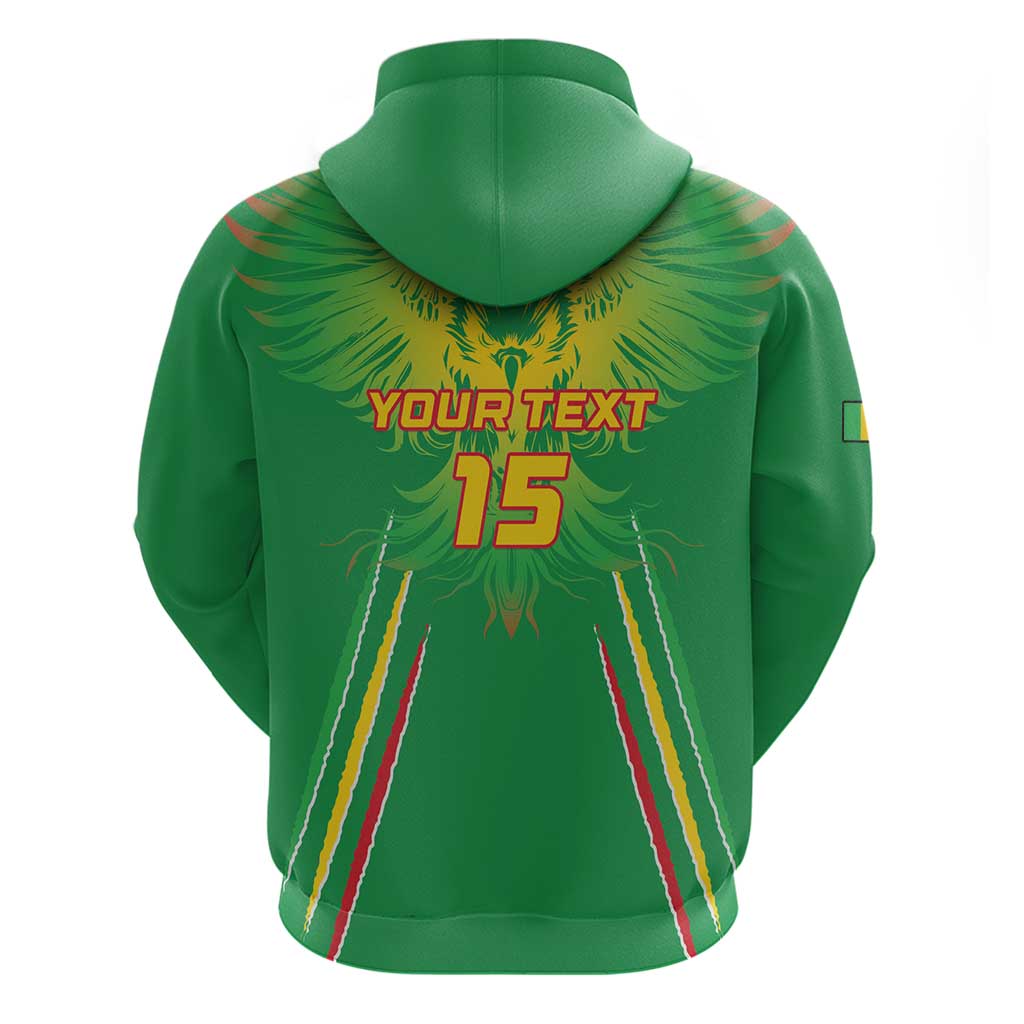 Custom Mali Football Hoodie Go Les Aigles Green Color LT15