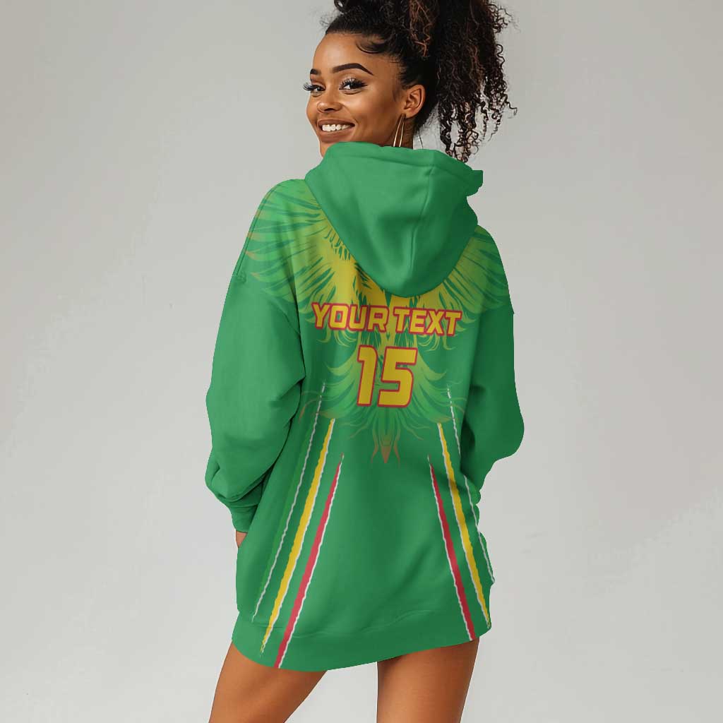 Mali Football Custom Hoodie Dress Go Eagles - Green Color LT15