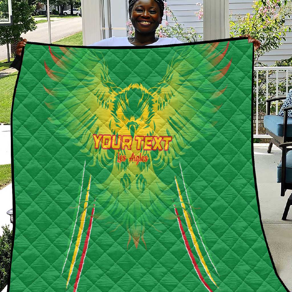 Mali Football Custom Quilt Go Eagles - Green Color LT15