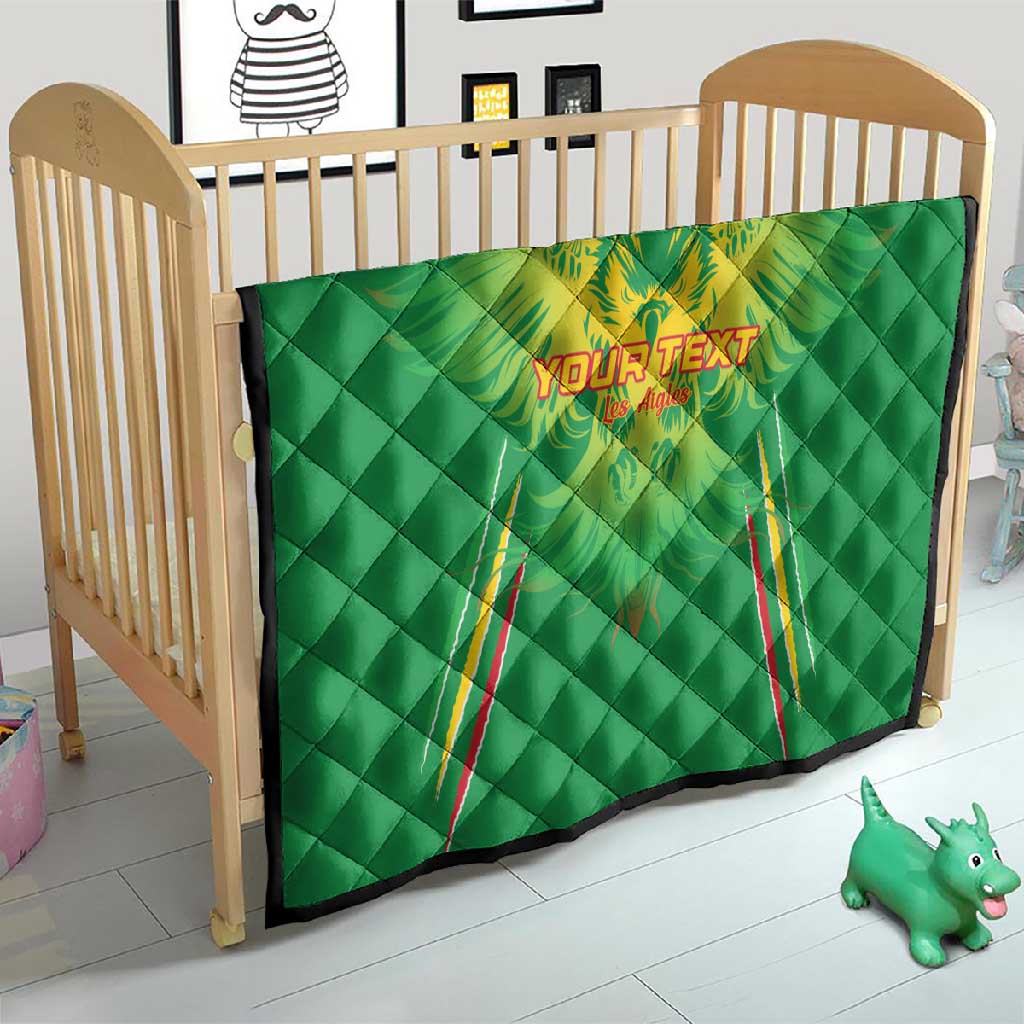 Mali Football Custom Quilt Go Eagles - Green Color LT15