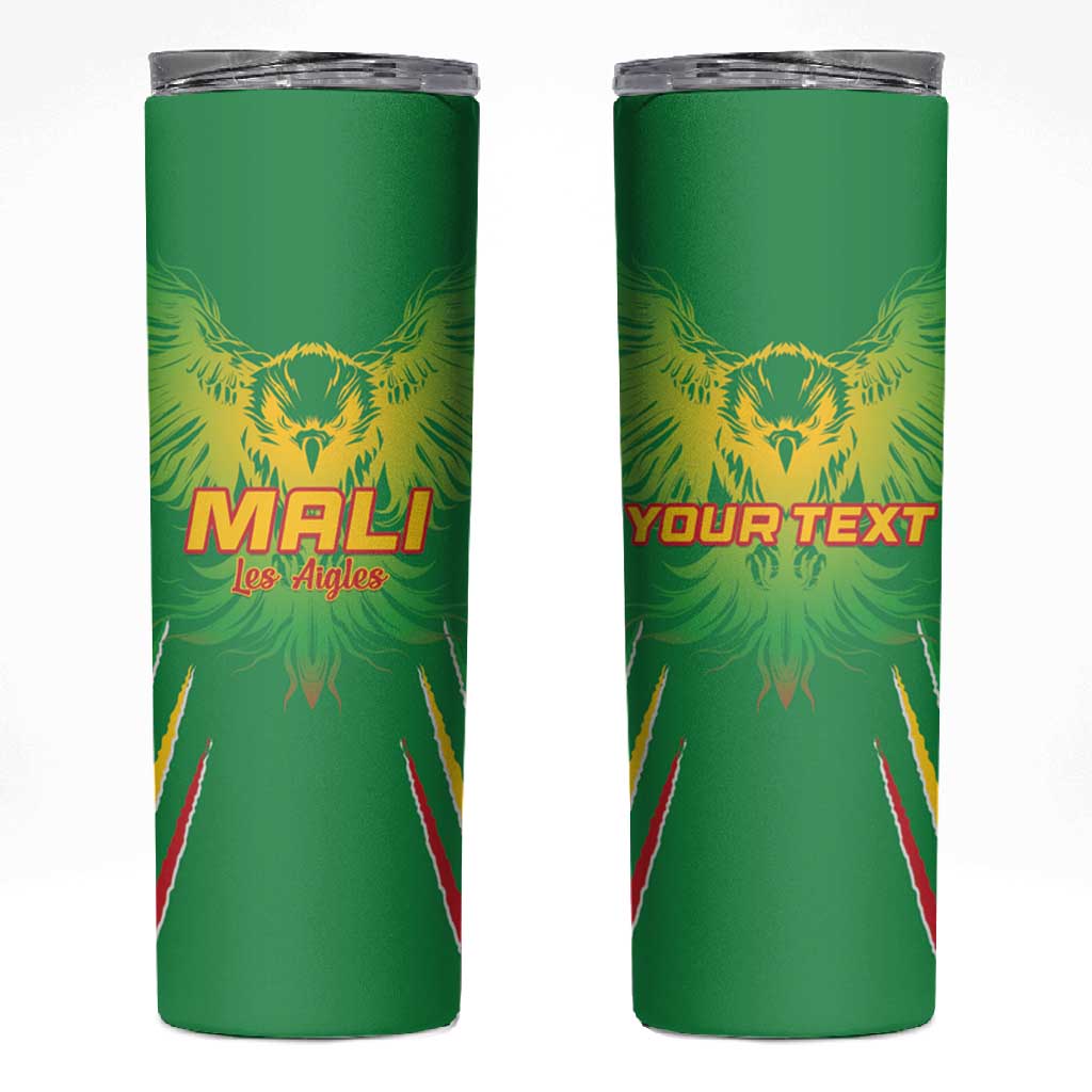 Mali Football Custom Skinny Tumbler Go Eagles - Green Color LT15