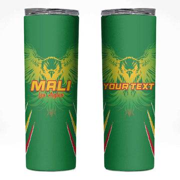 Mali Football Custom Skinny Tumbler Go Eagles - Green Color LT15