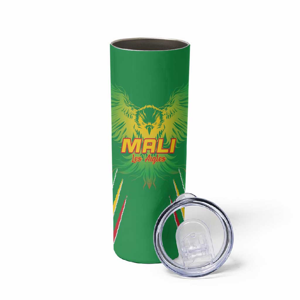 Mali Football Custom Skinny Tumbler Go Eagles - Green Color LT15