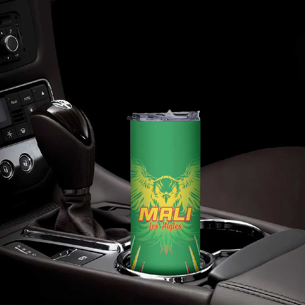 Mali Football Custom Skinny Tumbler Go Eagles - Green Color LT15