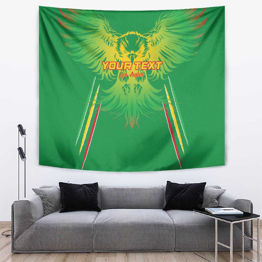 Mali Football Custom Tapestry Go Eagles - Green Color LT15
