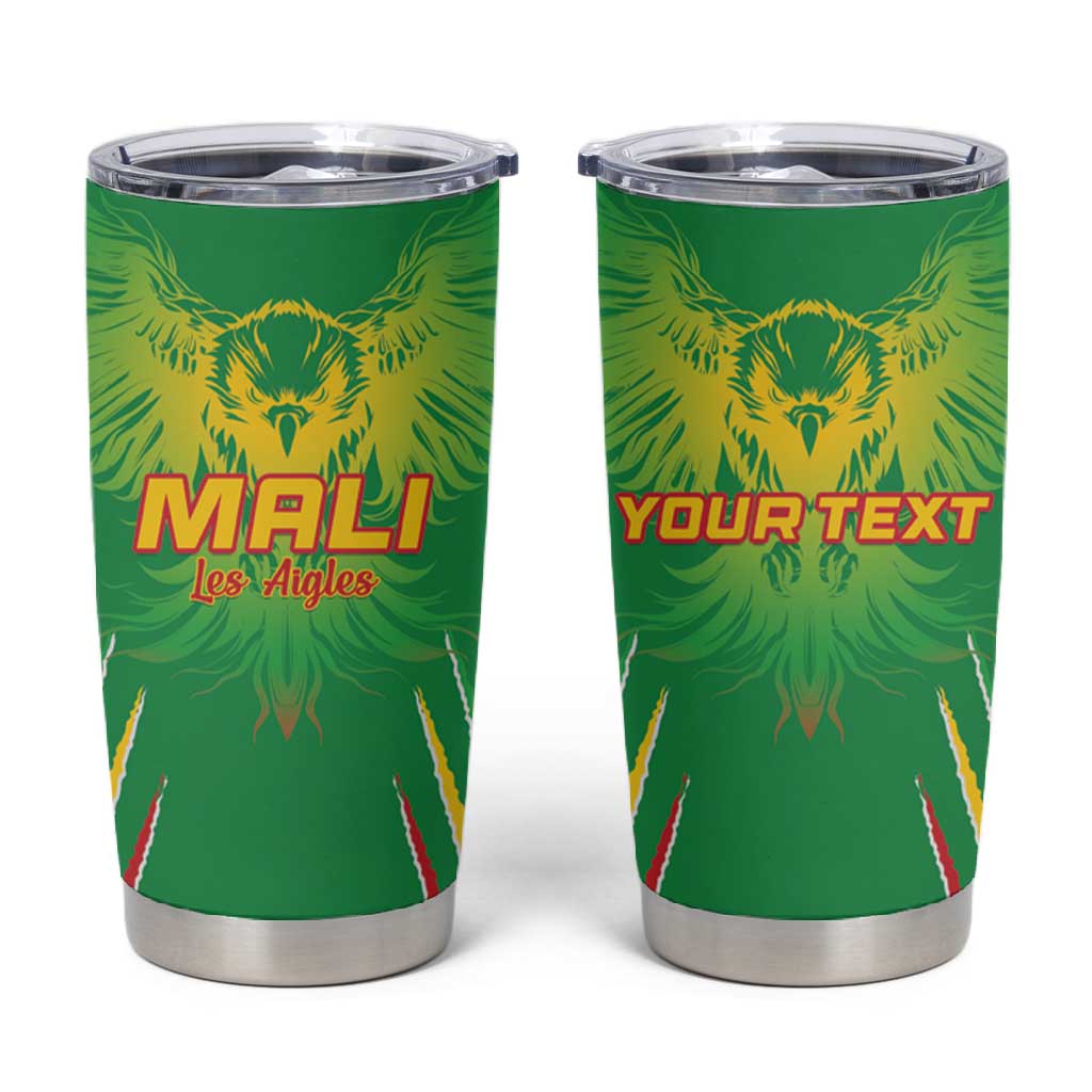 Mali Football Custom Tumbler Cup Go Eagles - Green Color LT15