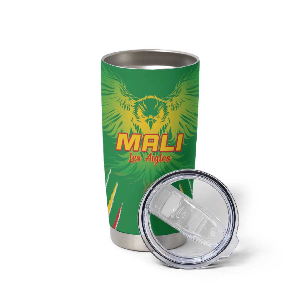 Mali Football Custom Tumbler Cup Go Eagles - Green Color LT15