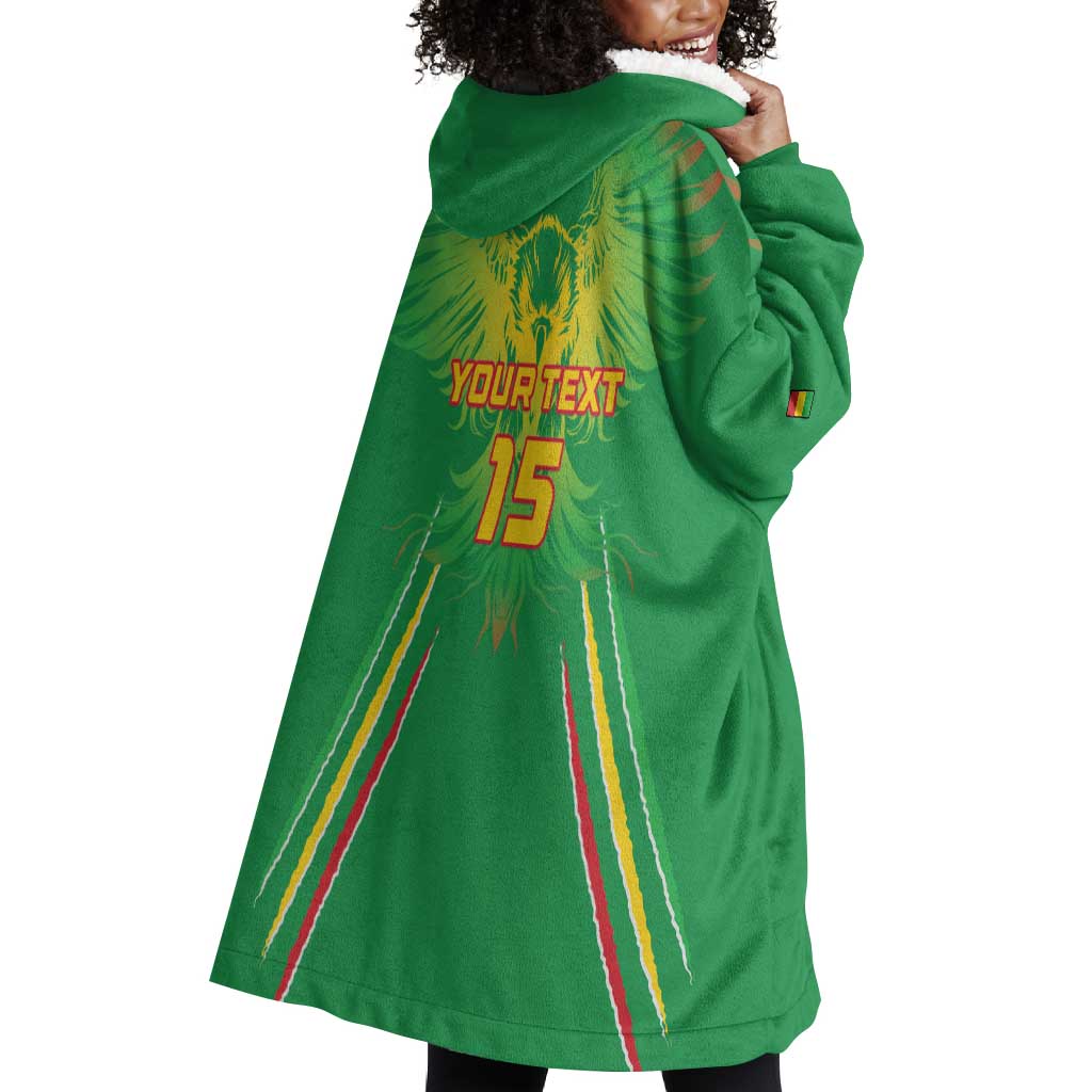 Mali Football Custom Wearable Blanket Hoodie Go Eagles - Green Color LT15