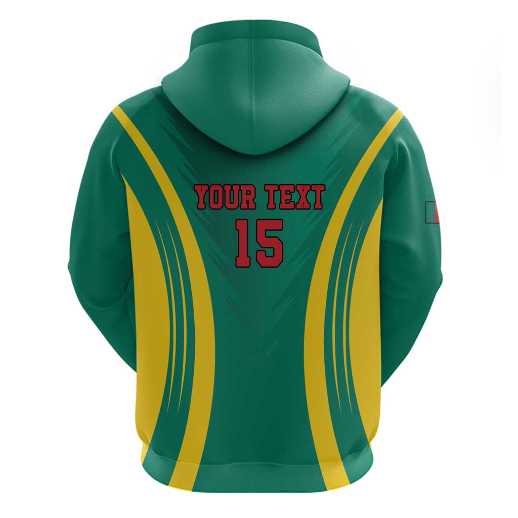 Custom Cameroon Football Hoodie Go Indomitable Lions LT15