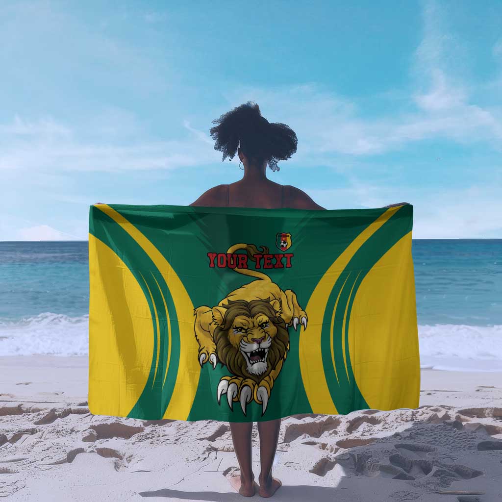 Custom Afro Cameroun Football Sarong Go Les Lions Indomptables LT15