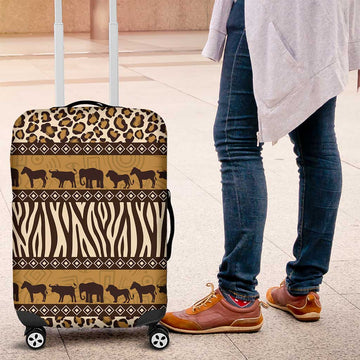 Animal Skin Mix African Pattern Luggage Cover LT15