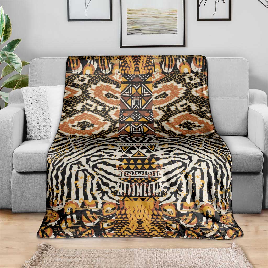 Wild Animal Skins Blanket African Tribal Pattern LT15