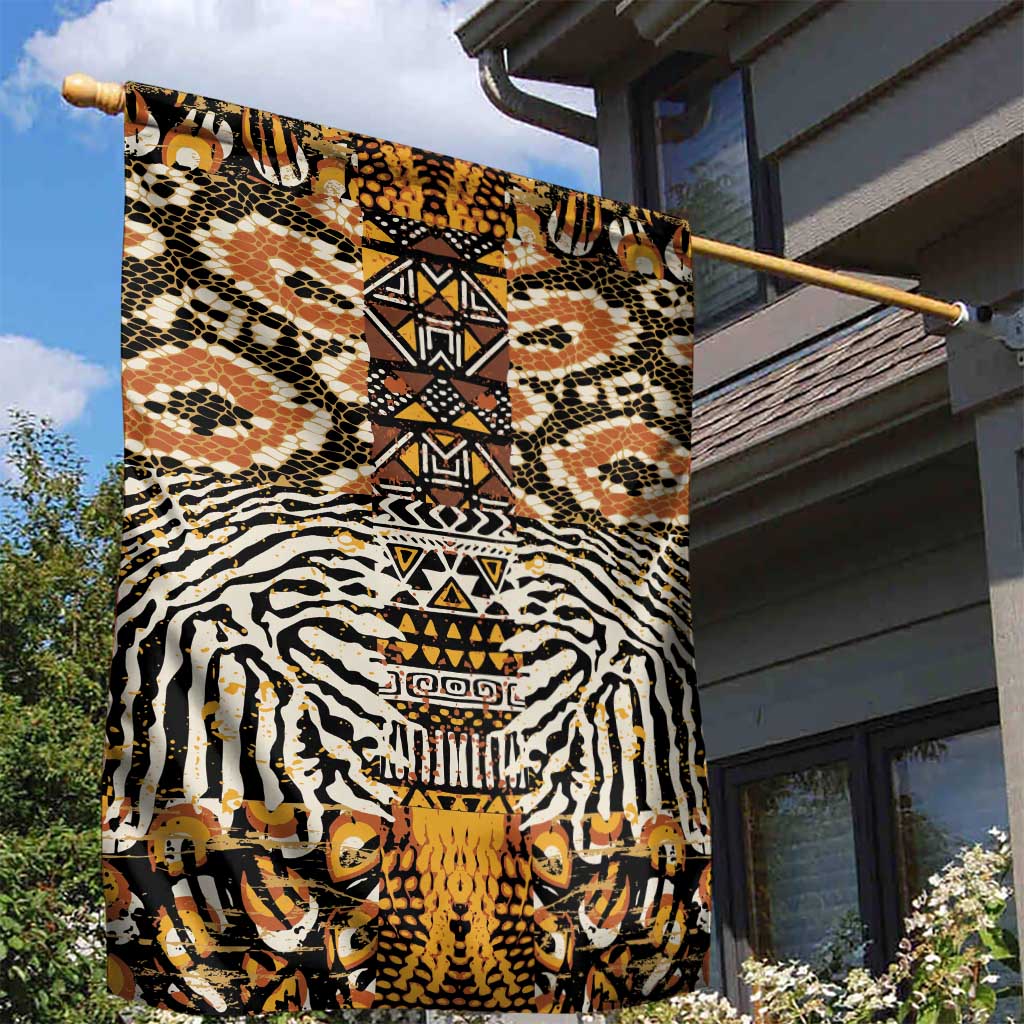 Wild Animal Skins Garden Flag African Tribal Pattern LT15