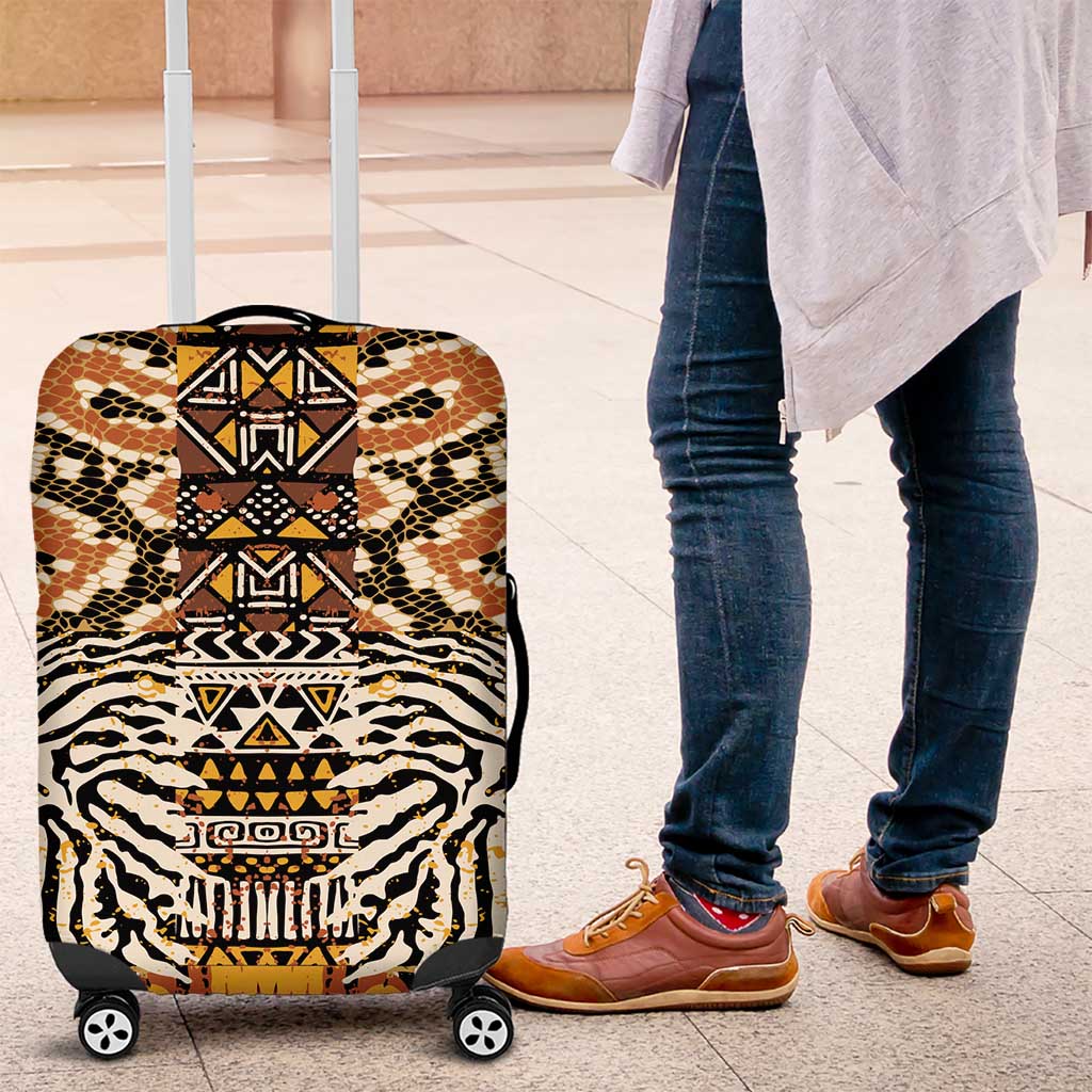 African Tribal Pattern With Wild Animal Skins Luggage Cover LT15