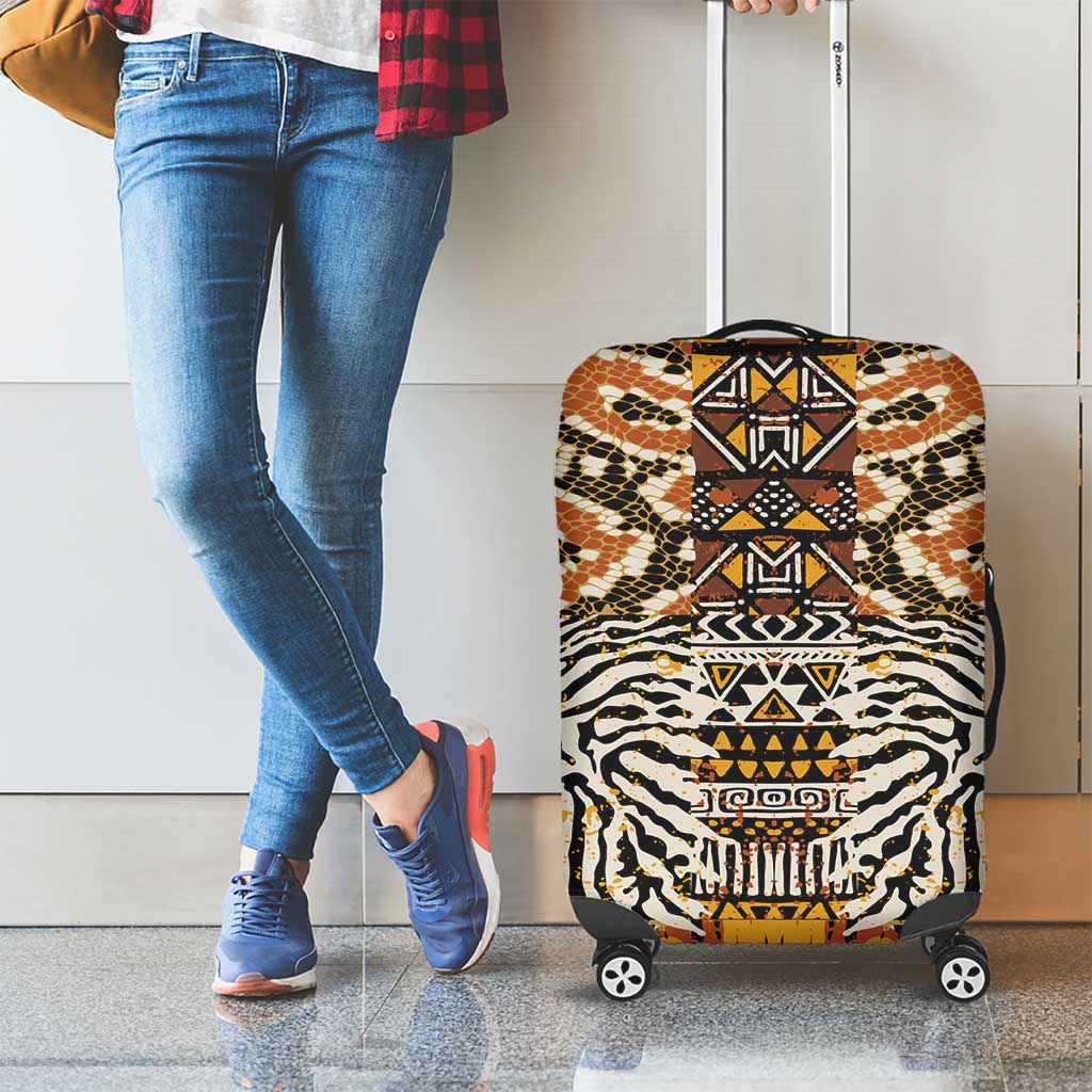 African Tribal Pattern With Wild Animal Skins Luggage Cover LT15