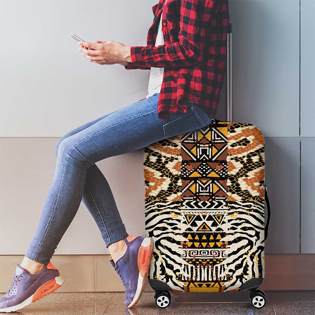 African Tribal Pattern With Wild Animal Skins Luggage Cover LT15