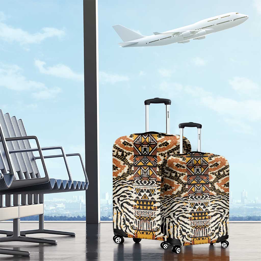 African Tribal Pattern With Wild Animal Skins Luggage Cover LT15