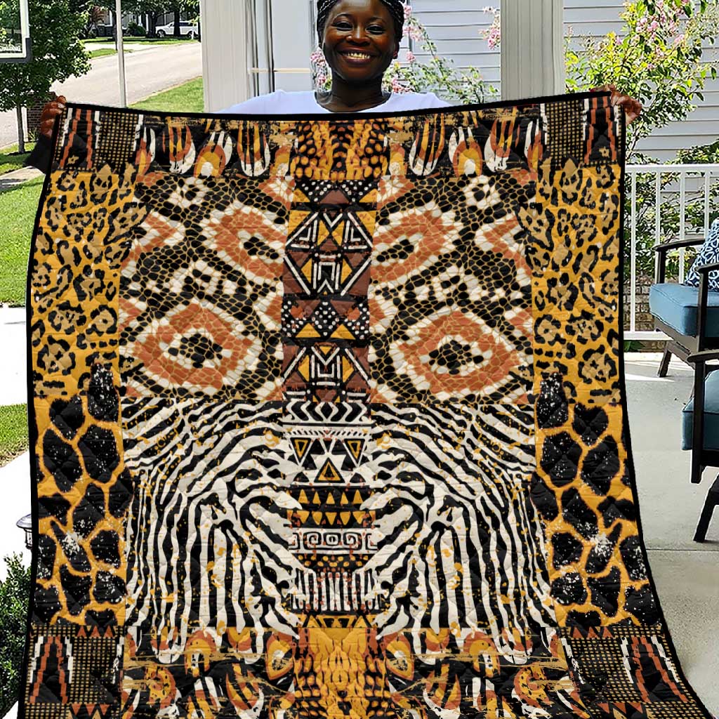 Wild Animal Skins Quilt African Tribal Pattern LT15