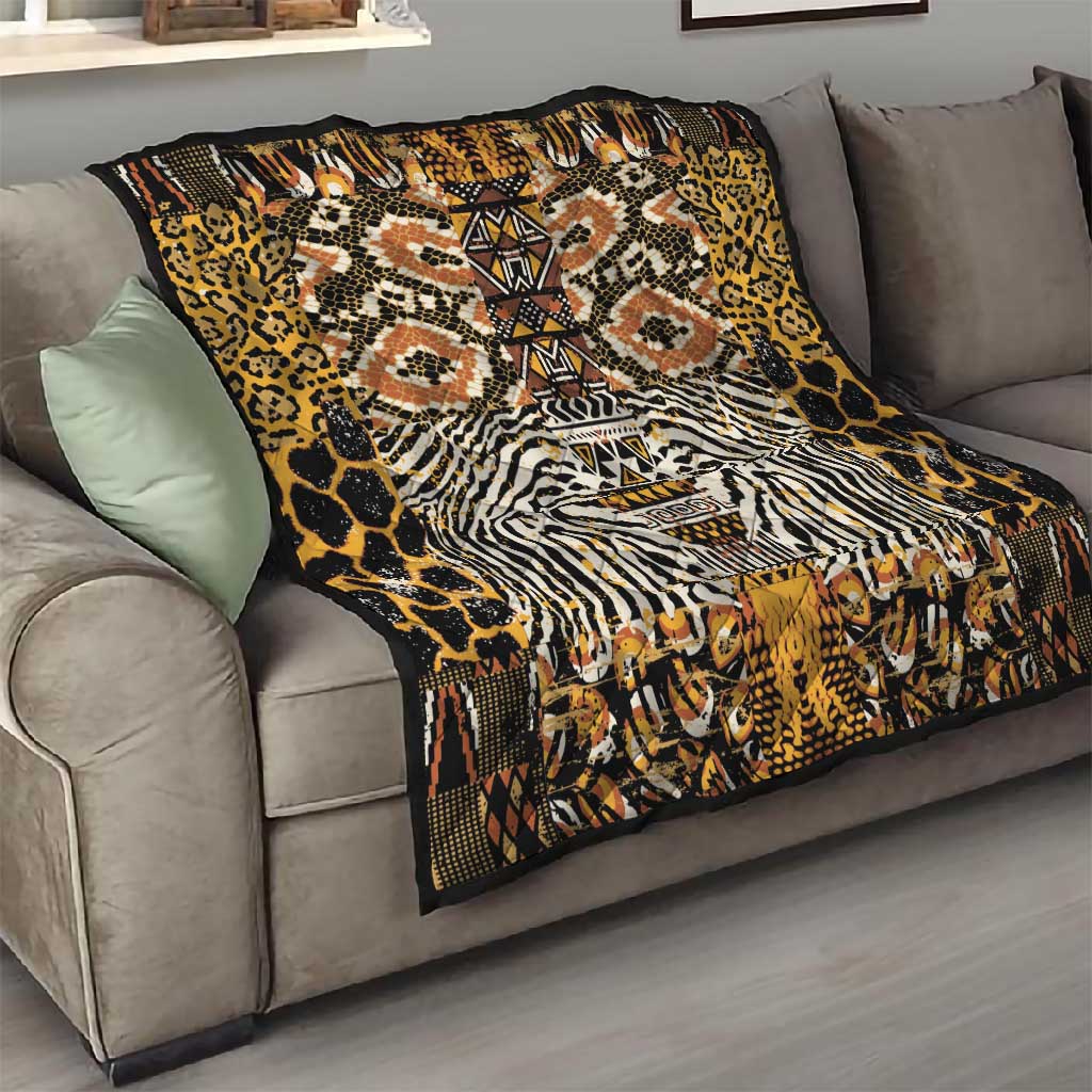 Wild Animal Skins Quilt African Tribal Pattern LT15