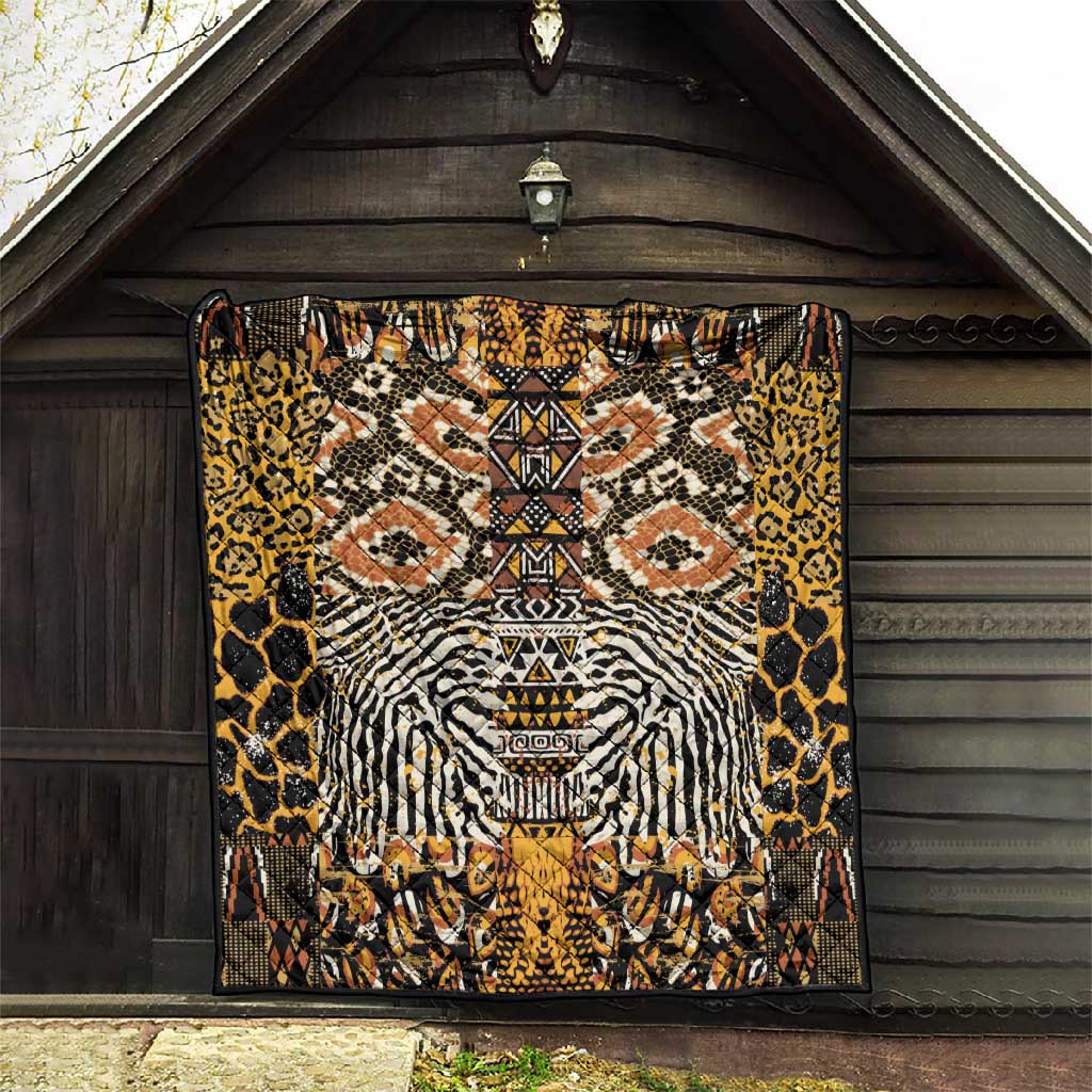 Wild Animal Skins Quilt African Tribal Pattern LT15