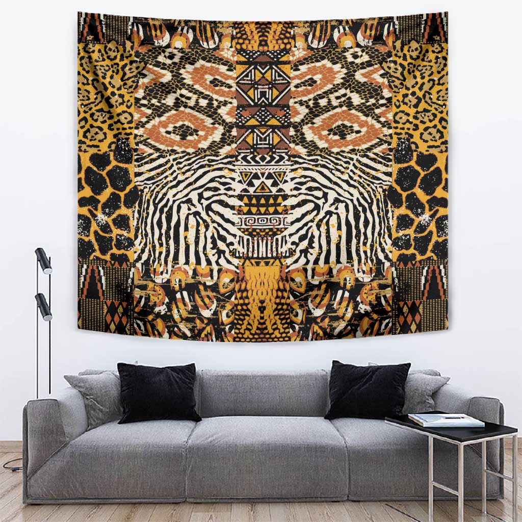 Wild Animal Skins Tapestry African Tribal Pattern LT15