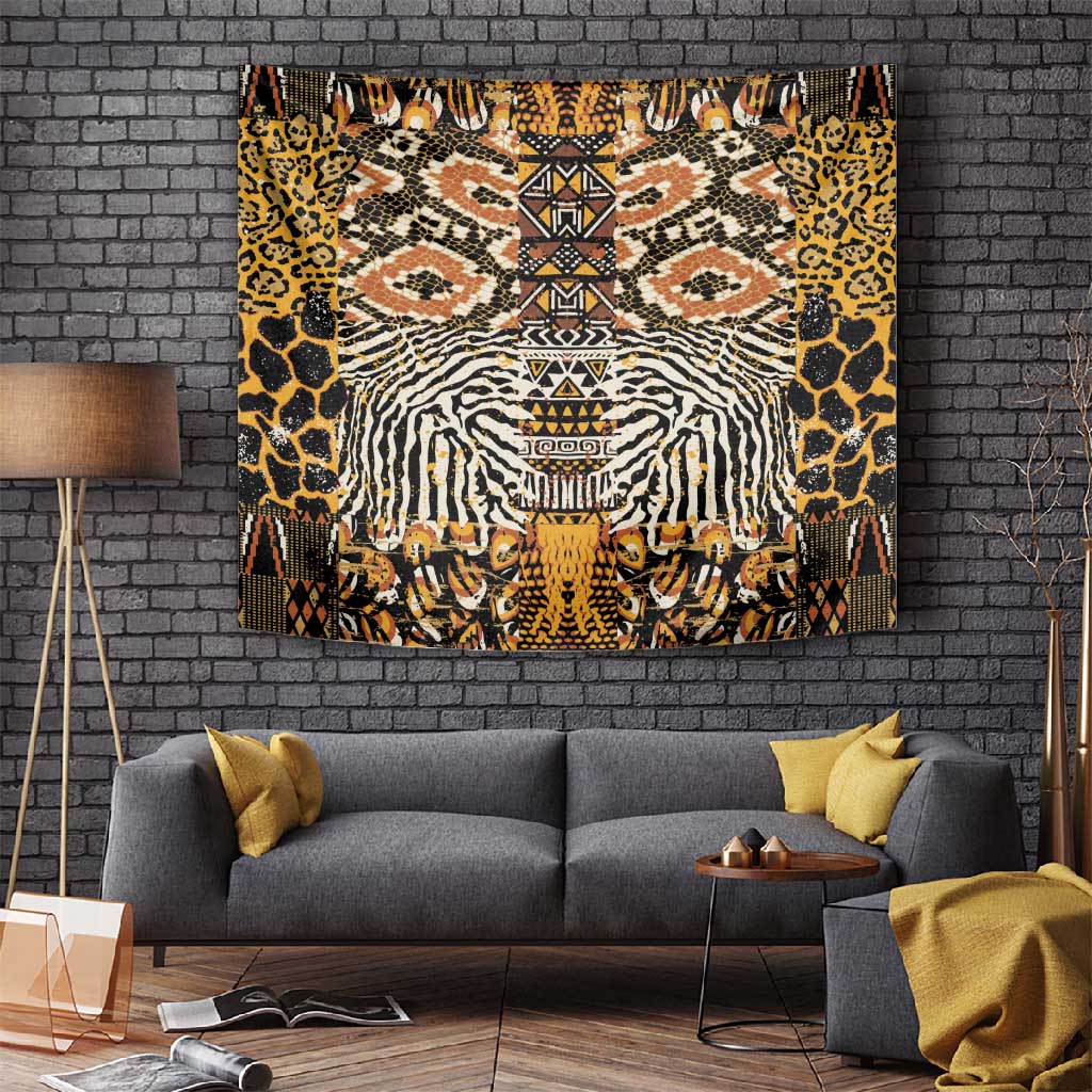 Wild Animal Skins Tapestry African Tribal Pattern LT15